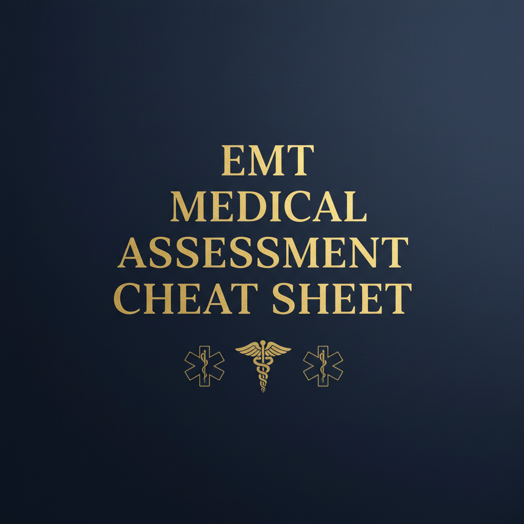 EMT Medical Assessment Cheat Sheet