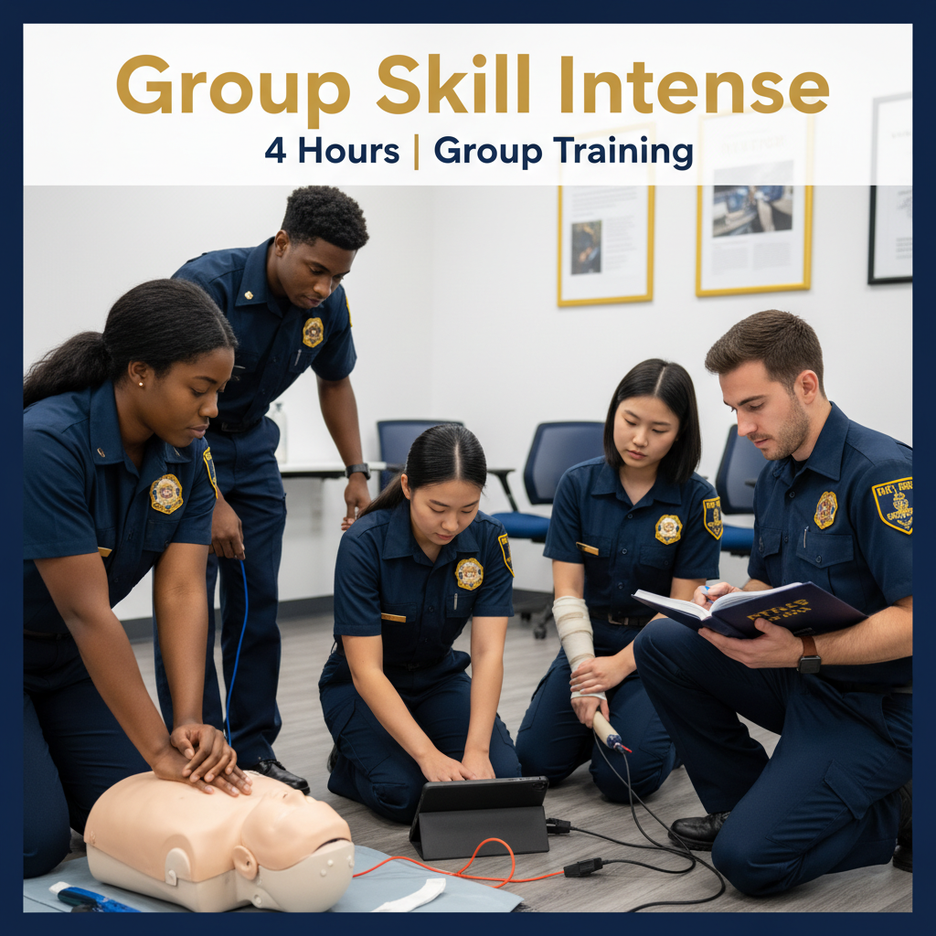 Group Skill Intense 4-Hour Diverse EMT Group Training